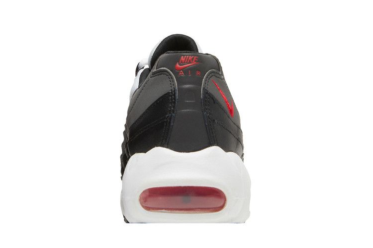Recraft White Iron Grey University Red (GS) - Nike Air Max 95 - product image from the listing.