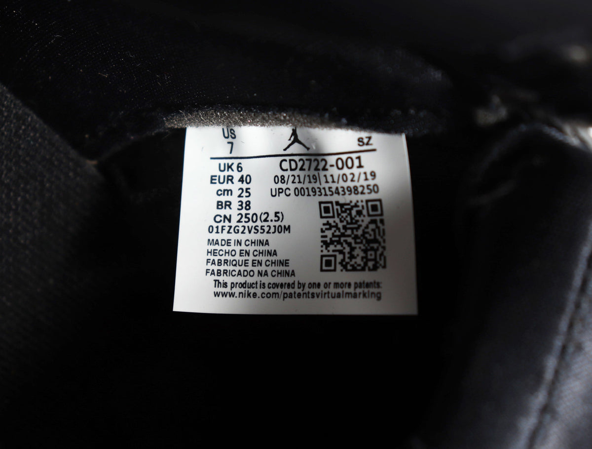Rings CD2722-001 Black Iridescent Sneakers - Jordan 6 - product image from the listing.