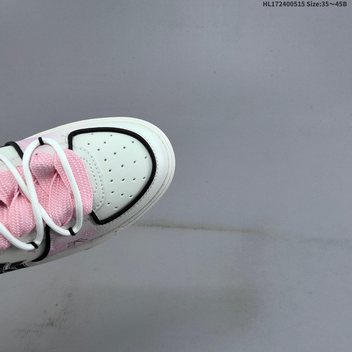 Pink and White MLB Chunky Graffiti Sneakers - product image from the listing.