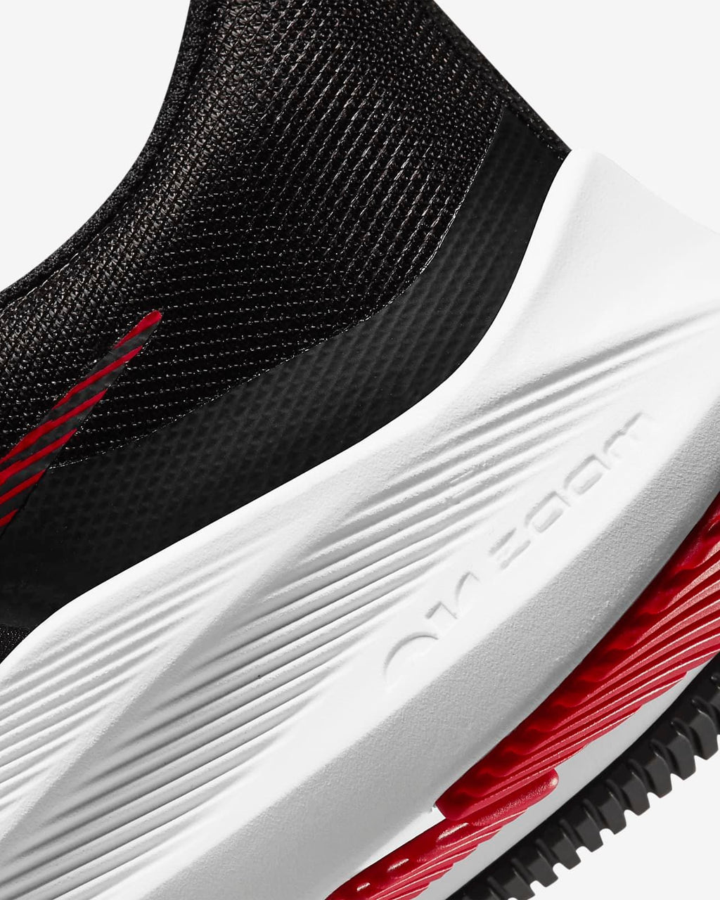Nike Zoom Winflo 8 Running Shoes in Black Red CW3419-003 - product image from the listing.