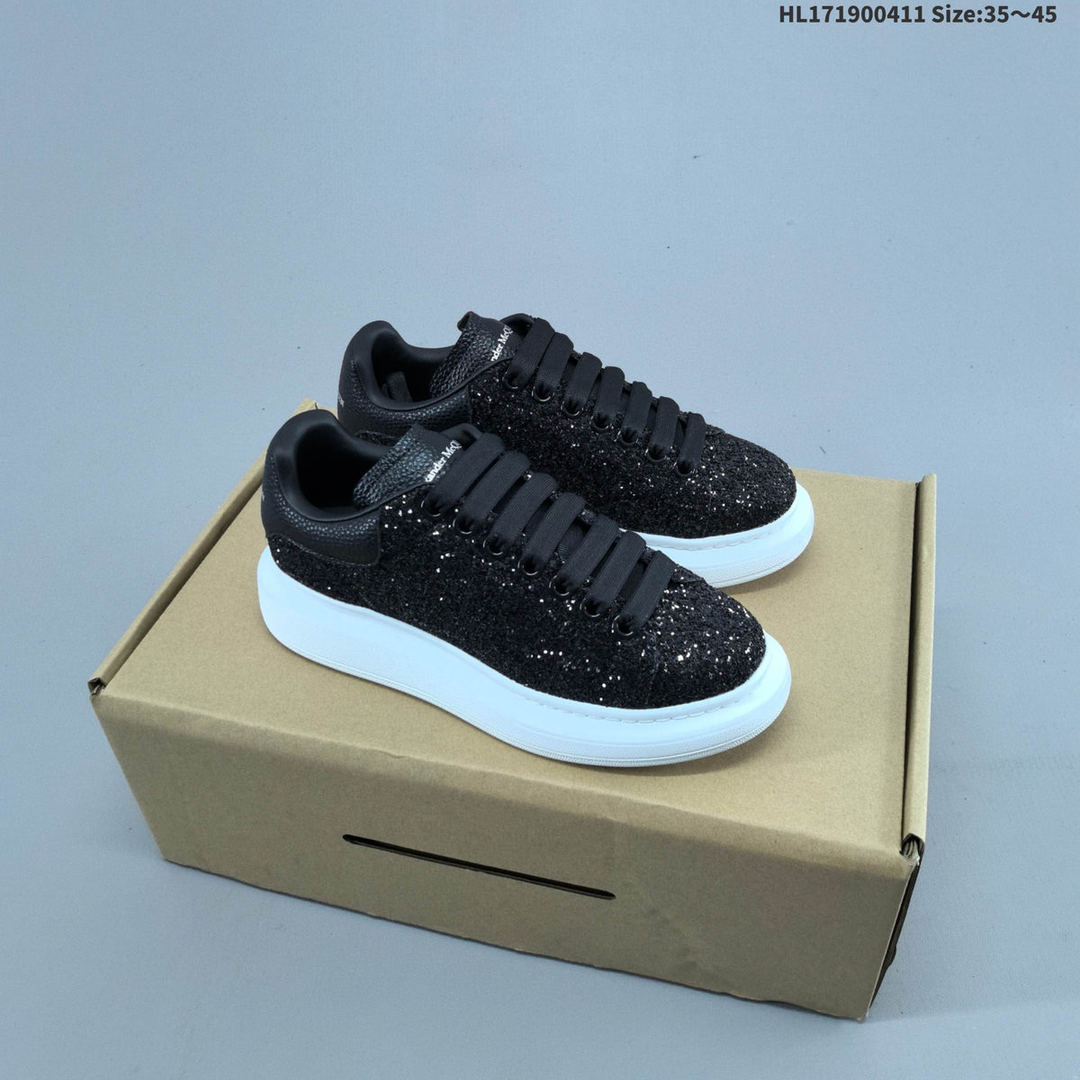 Alexander McQueen EC1 Low-Top Sneakers, in Black - product image from the listing.