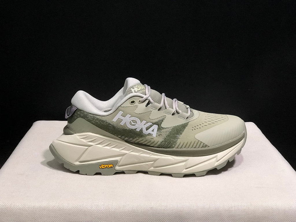HOKA Skyline Float X Trail Sneakers, in Gray Green - product image from the listing.