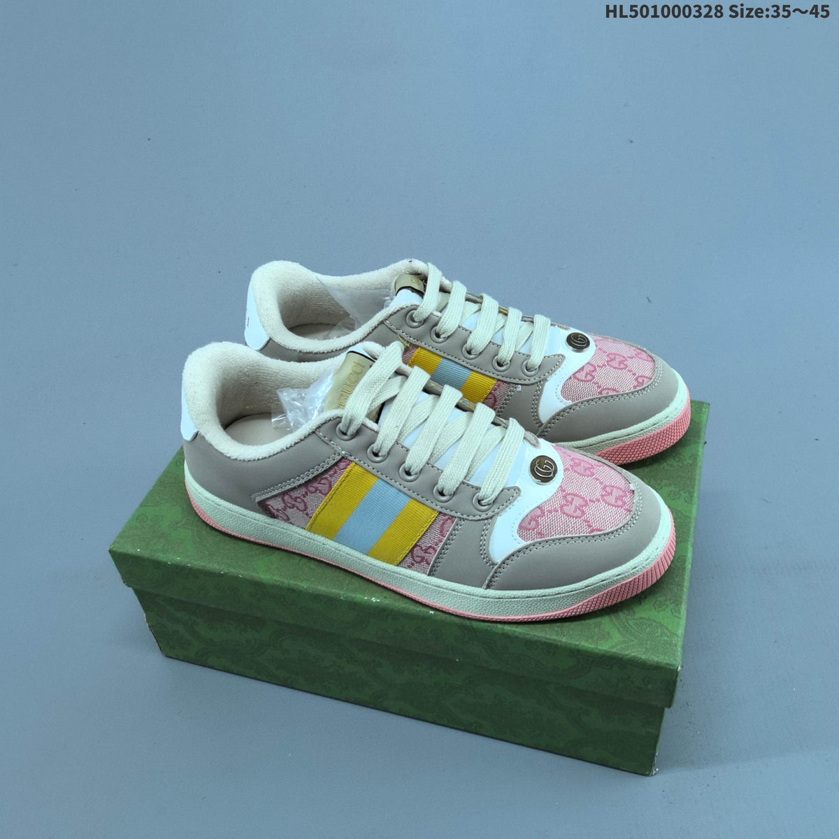 Gucci Distressed Screener Low-Cut Sneakers - product image from the listing.