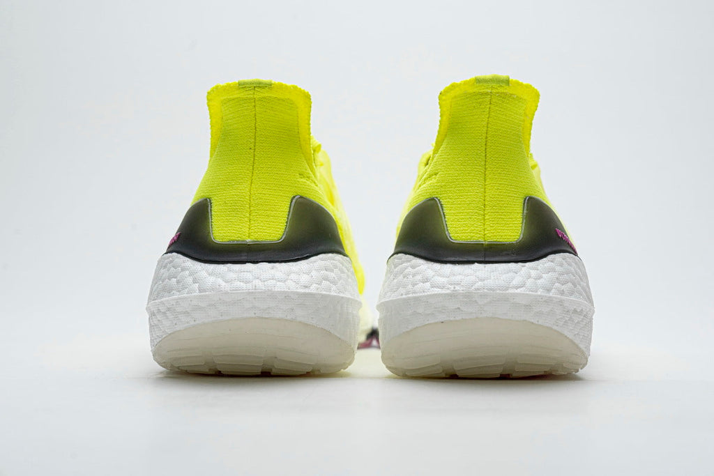 Hi-Vis Yellow - adidas Ultraboost 21 Running Shoes - product image from the listing.