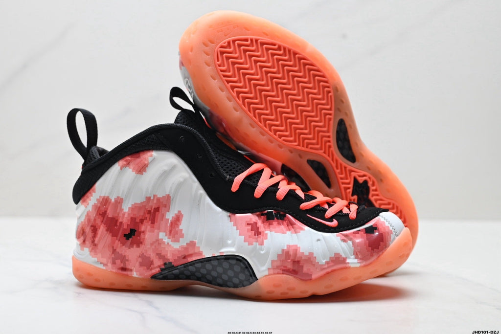 Nike Air Penny 1 Trainers Black White Bright Crimson - product image from the listing.