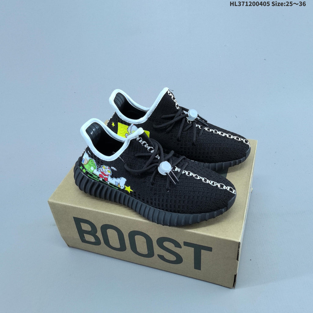 adidas Yeezy 350 V2 Kids Graphic Trainers - product image from the listing.