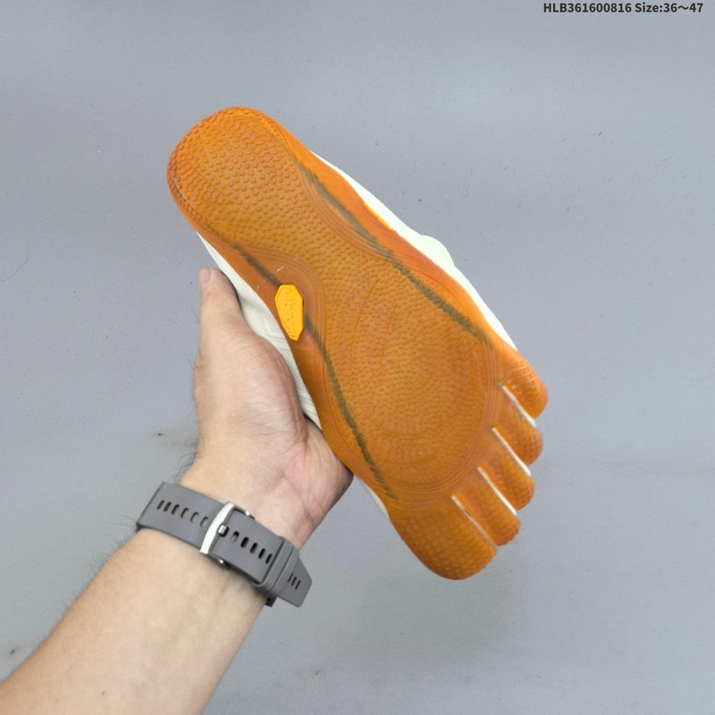 Vibram FiveFingers Groundsplay Training Shoes, in White and Gum - product image from the listing.
