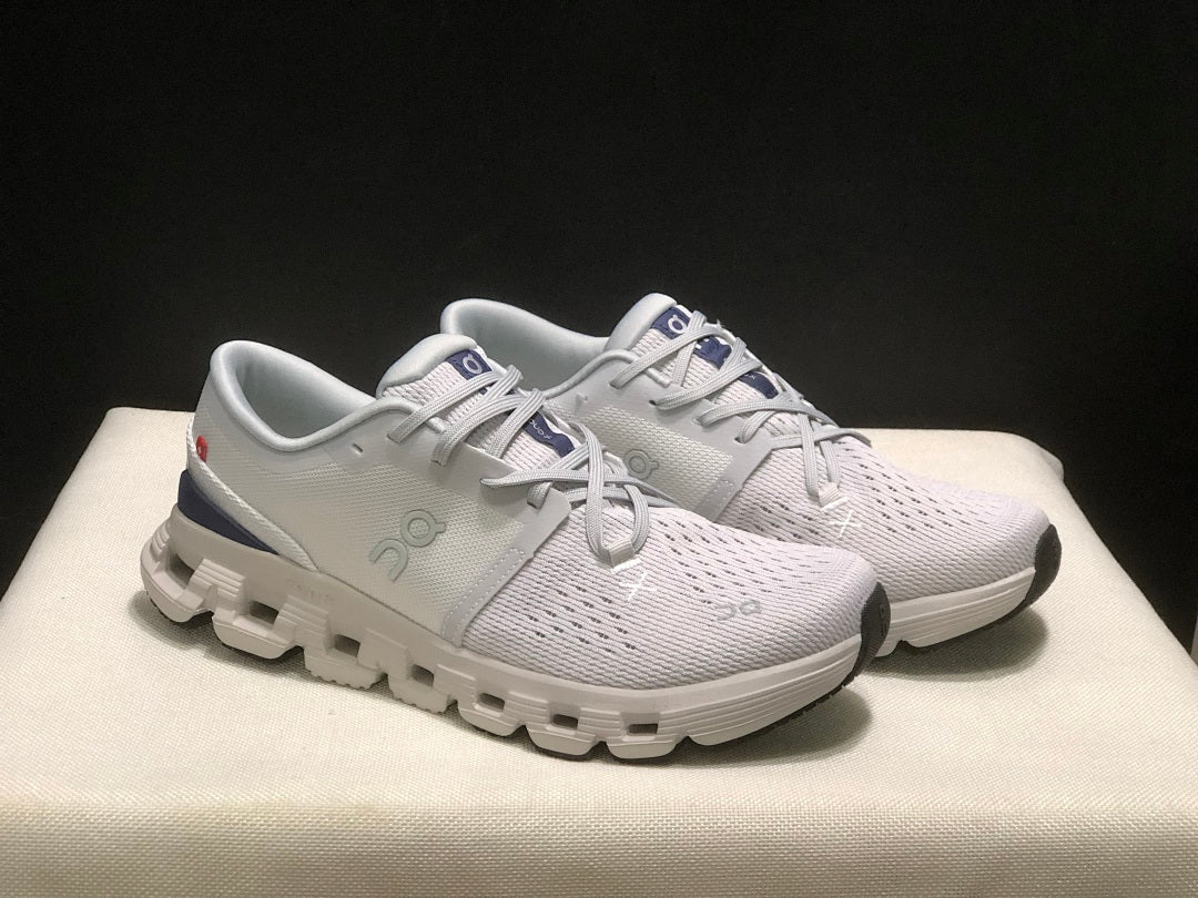 On Cloud X 4 Sneakers in Lavender and in Blue - product image from the listing.