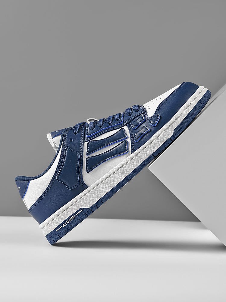 AIVIIRI Low-Top Sneakers in Navy and White - product image from the listing.