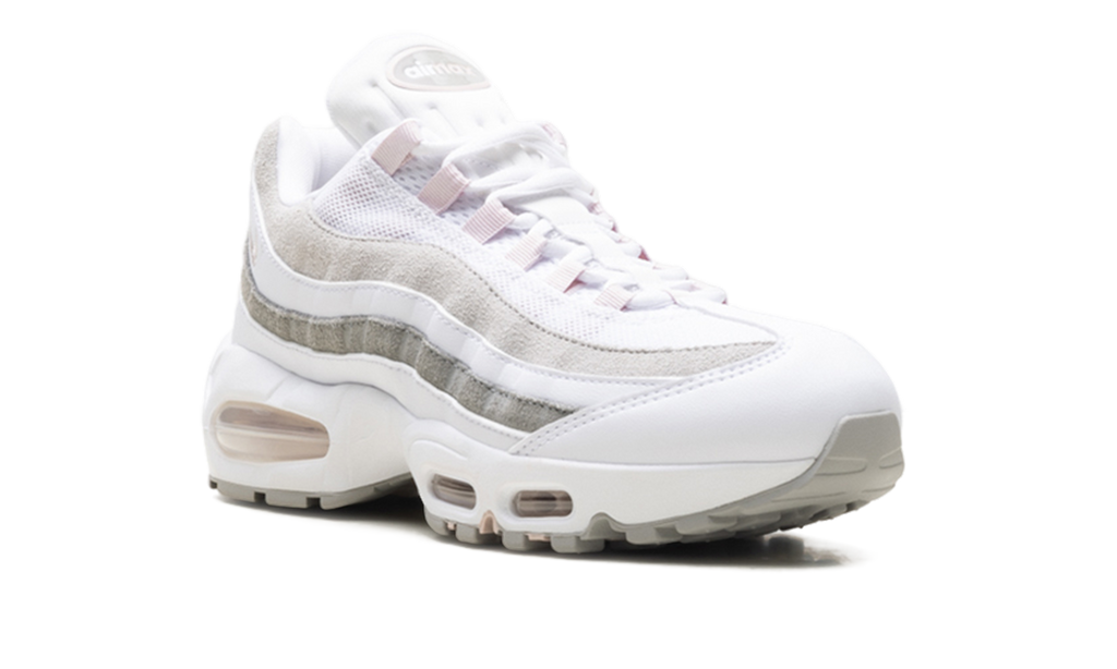 Women's Air Max 95 OG "Big Bubble White Pearl Grey" IB6396 102 - product image from the listing.