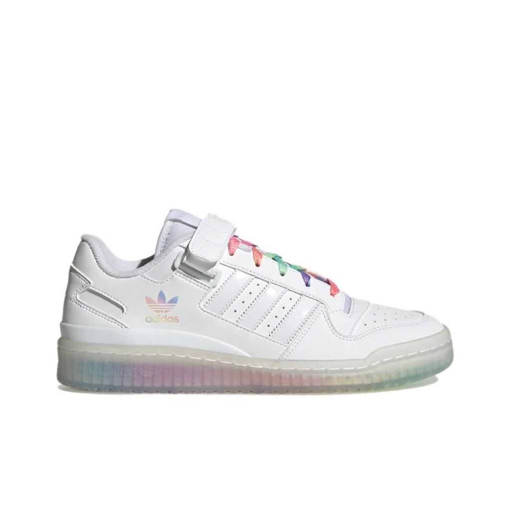 Adidas Originals Forum 84 Low White Rainbow Trainers GX2722 - product image from the listing.