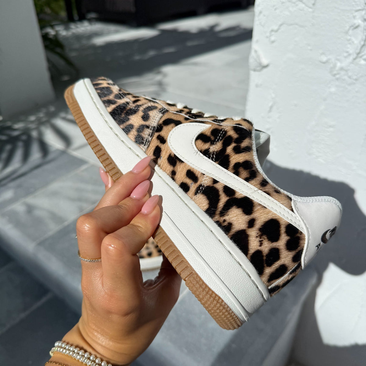 Swarovski X Nike Leopard Air Force 1 - product image from the listing.