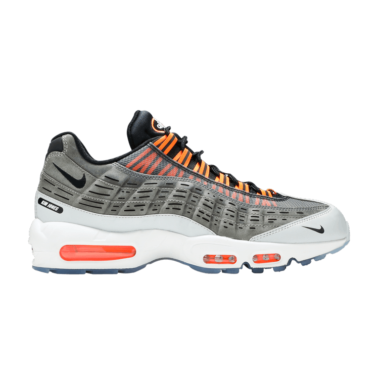 Nike Air Max 95 Kim Jones in Black Total Orange - product image from the listing.