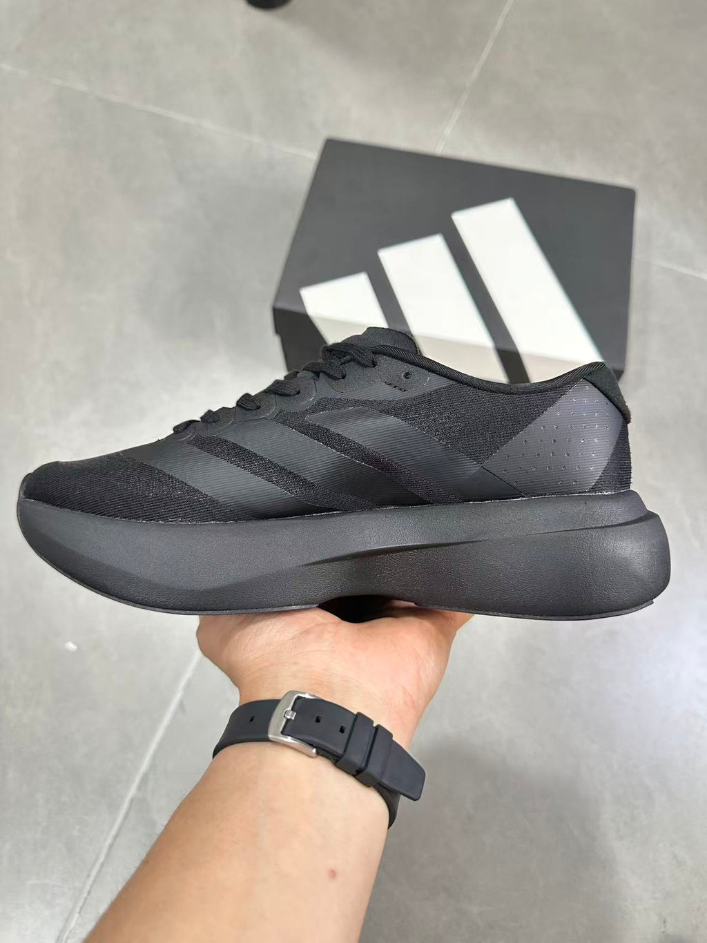 adidas Lightstrike Pro KH9858 Running Shoes in Black - product image from the listing.