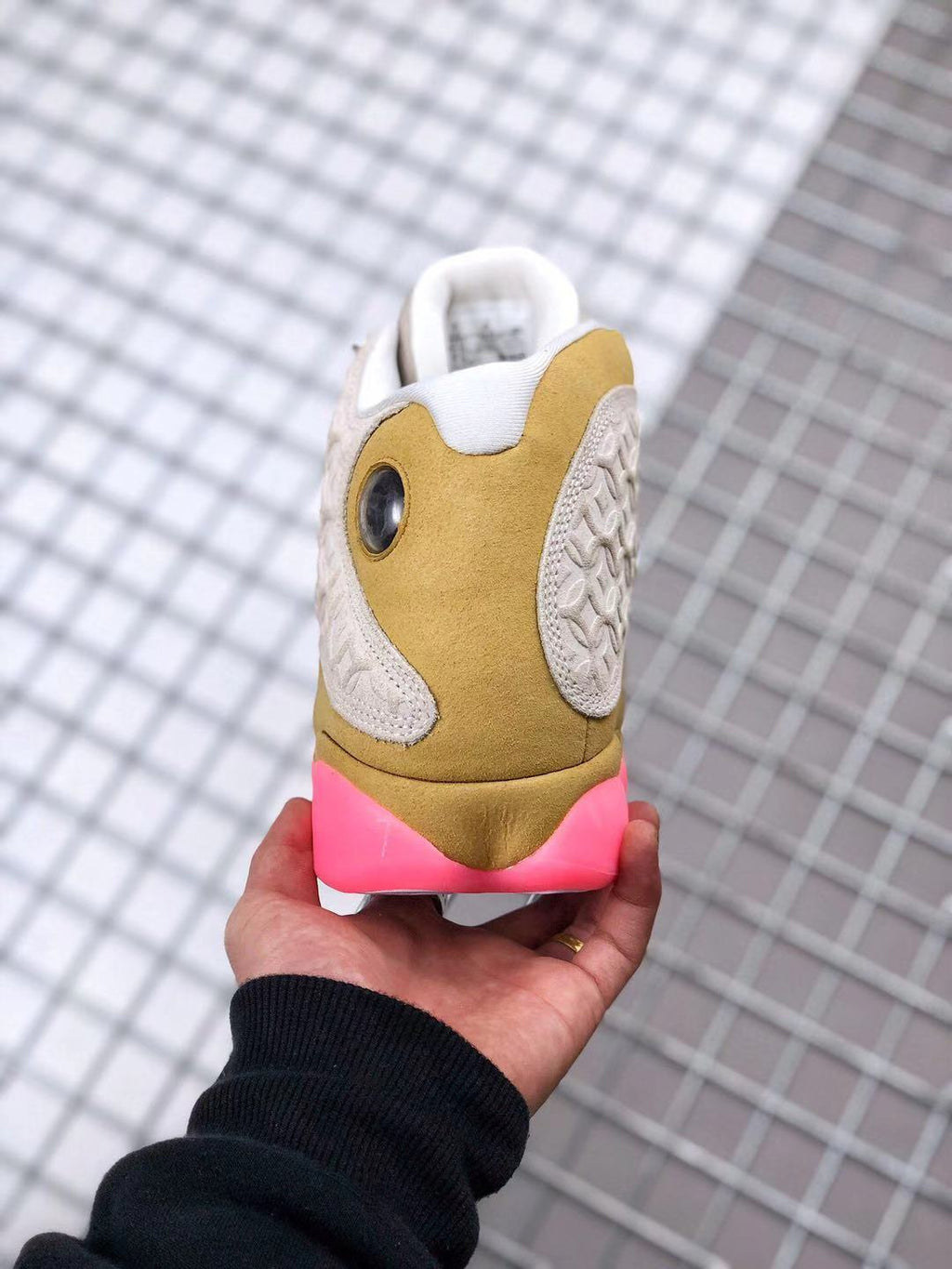 Air Jordan 13 CNY Sneakers in White, in Gold and Pink - product image from the listing.