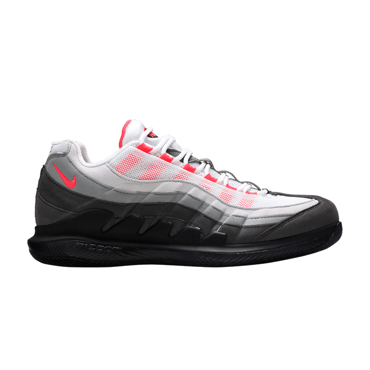 Nike Court Zoom Vapor X Air Max 95 Solar in Red - product image from the listing.