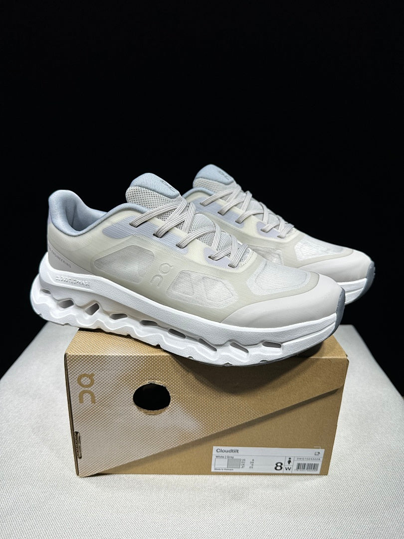 Light Grey On Cloudtilt Remix Sneakers - product image from the listing.