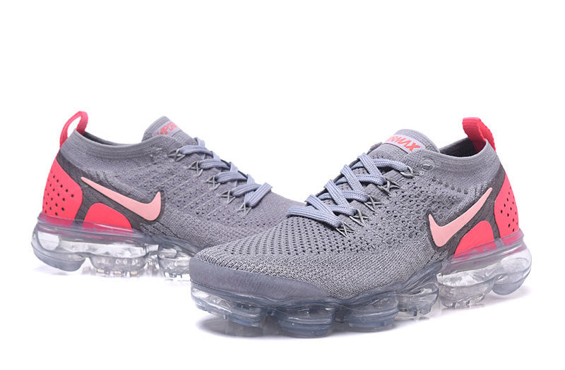 Nike Air VaporMax Flyknit 2 Sneakers in Grey Pink 942843-006 - product image from the listing.