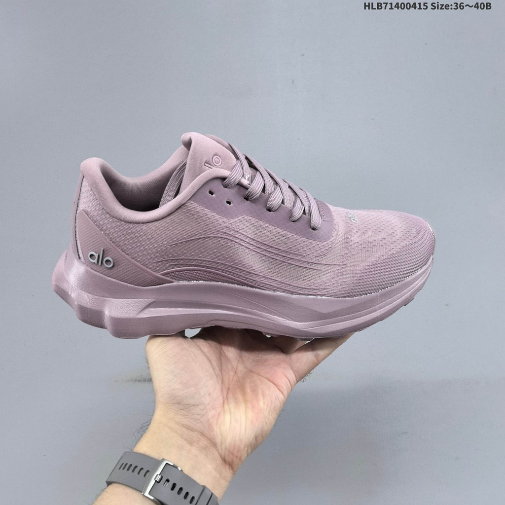 Alo Yoga Alo Runner Low-Cut Sneakers in Mauve - product image from the listing.