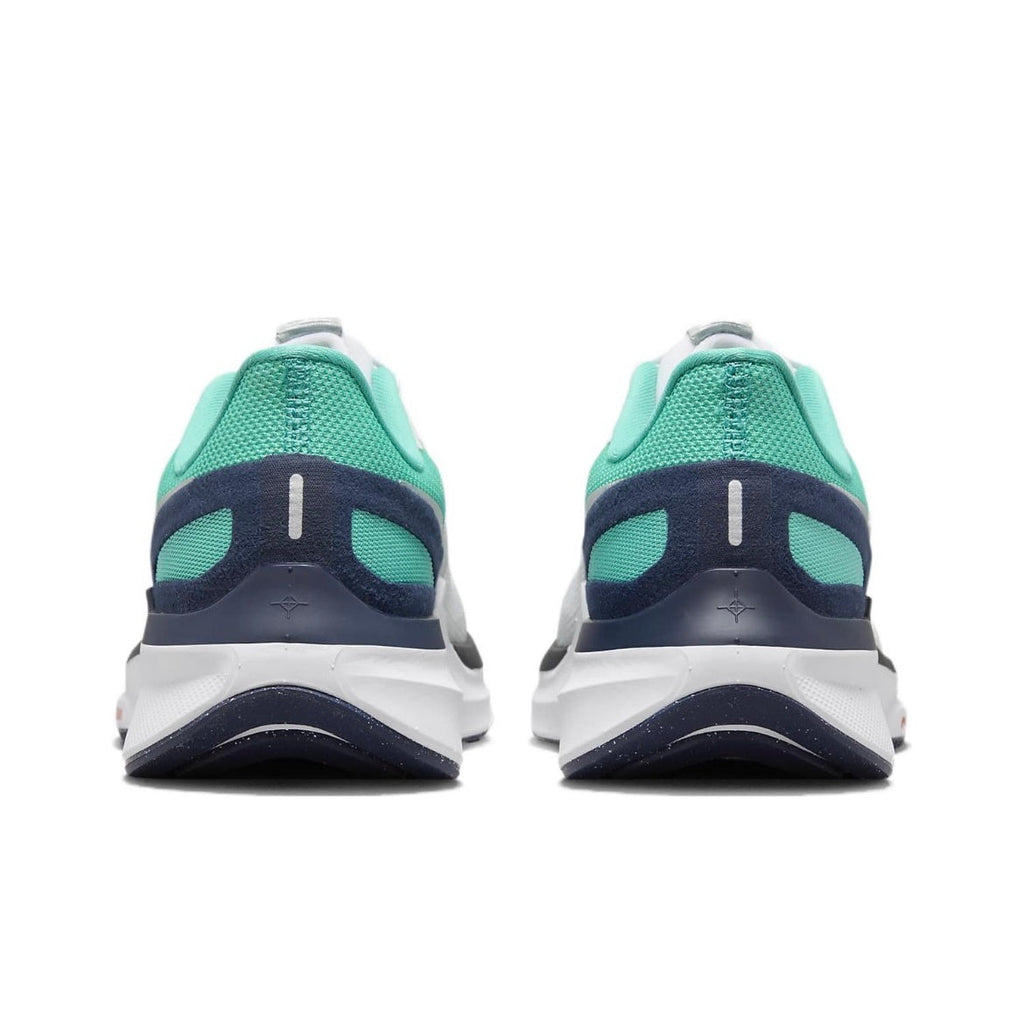Nike Structure 25 Road Running Shoes in White Green DJ7884-102 - product image from the listing.