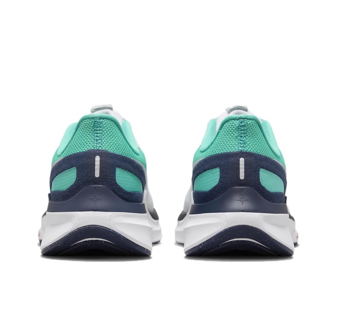 Nike Structure 25 Road Running Shoes in White Green DJ7884-102 - product image from the listing.