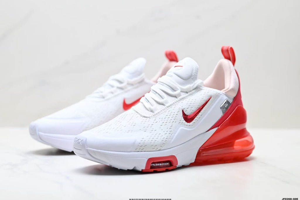 Nike Air Zoom Sneakers in White and Red JF268-GDE - product image from the listing.