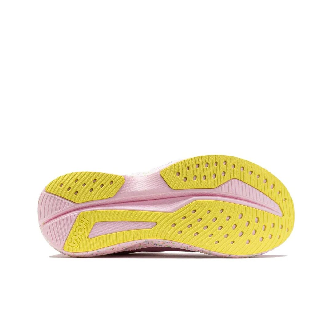 HOKA Pink Shoes for Running with Speckled Midsole - product image from the listing.