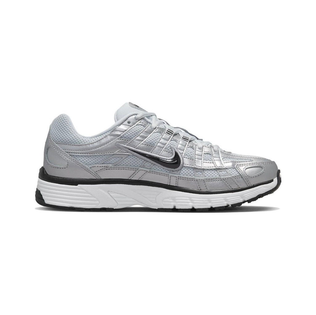 Nike P-6000 Silver Retro-Style Trainers FD9876-101 - product image from the listing.