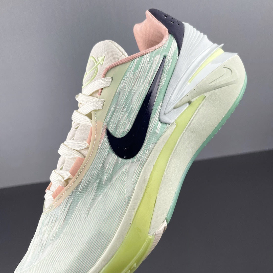 Nike Air Zoom G.T. Cut 2 Basketball Shoes in Mint Green DJ6015-101 - product image from the listing.