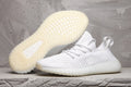 Yeezy 350 V2 Low-Top Sneakers in White Knit - product image from the listing.