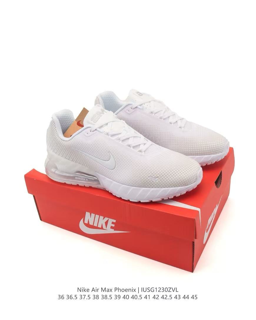 Nike Air Max Phoenix Running Sneakers in White JUSG1230ZVL - product image from the listing.