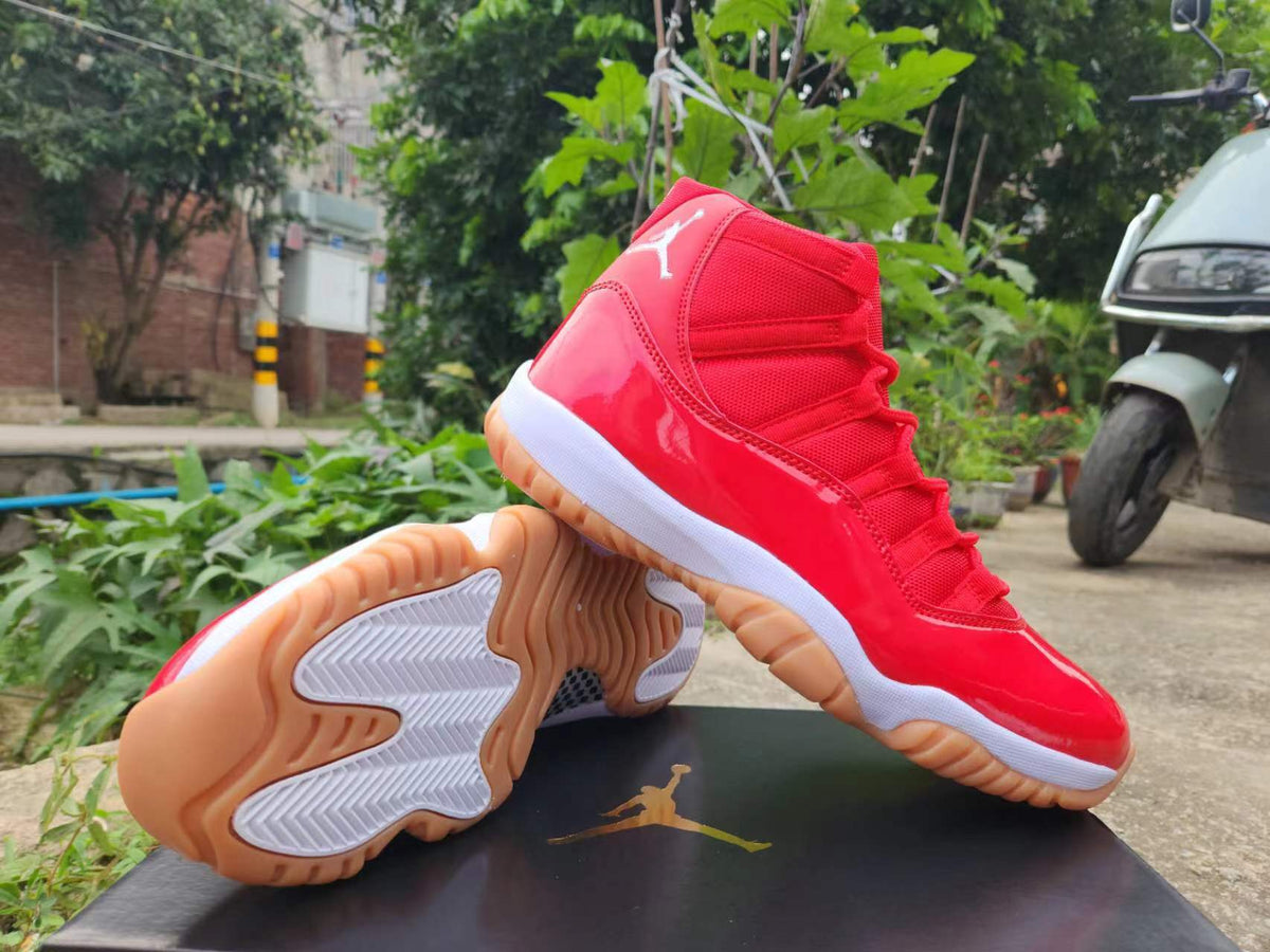 Air Jordan 11 Retro in Red - product image from the listing.