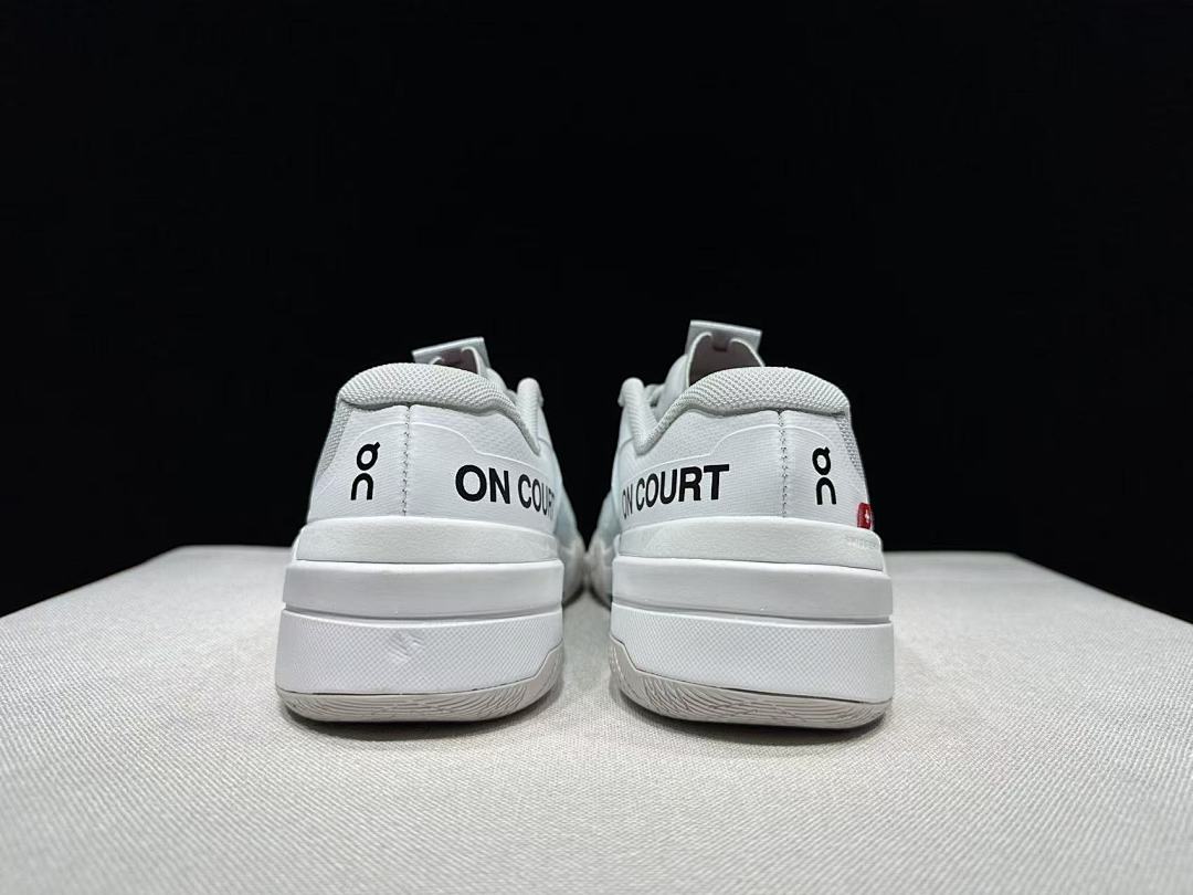 On The Roger Pro Fire Clay Grey Blue Tennis Footwear - product image from the listing.
