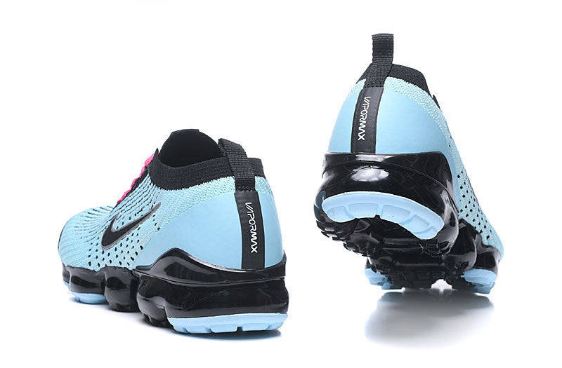 Nike Air VaporMax 2019 Sneakers in Light Blue and Black - product image from the listing.