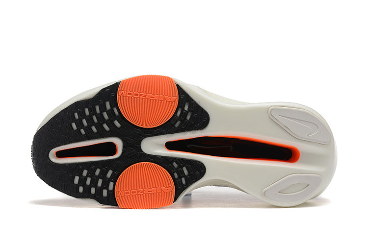 Nike Zoom Fly 5 Running Shoes in Phantom White Orange - product image from the listing.