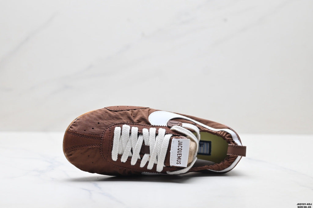 Brown and White Jacquemus x Nike Jacumoon Sneakers - product image from the listing.