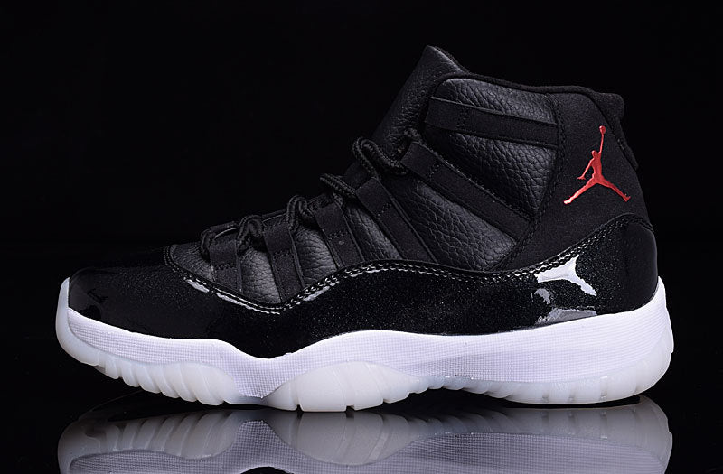 Air Jordan 11 High-Top Basketball Shoes Black White - product image from the listing.