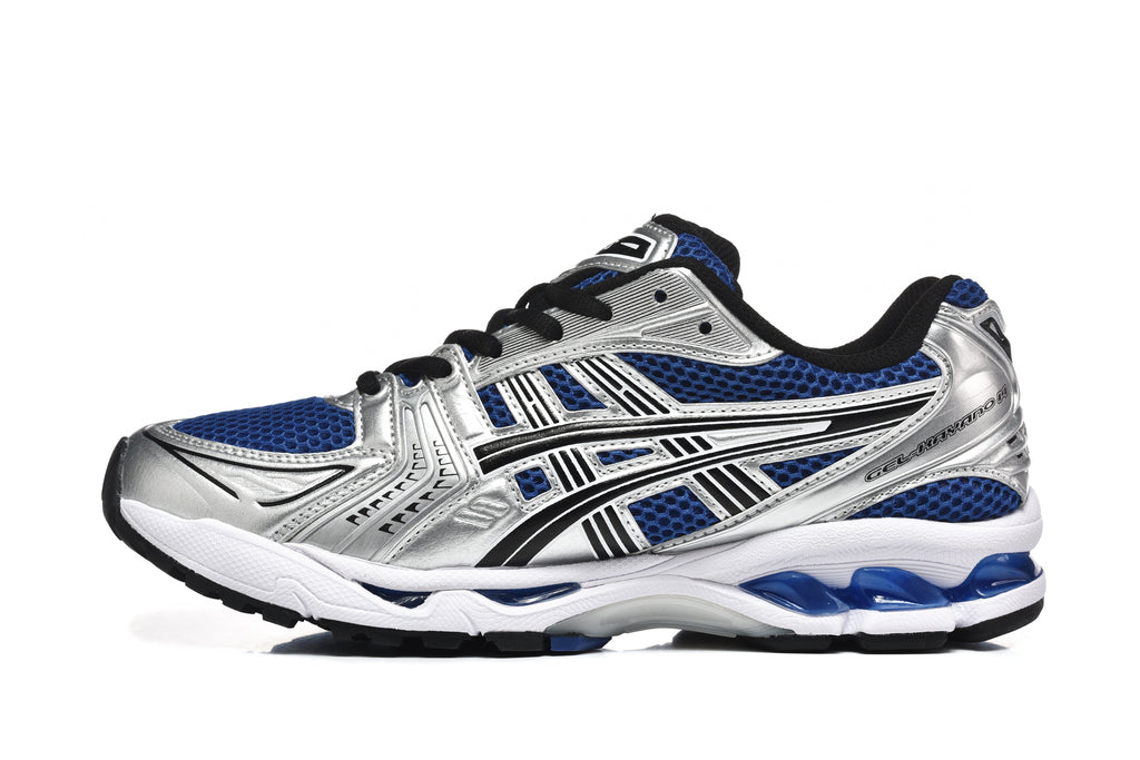 Blue and Silver ASICS GEL-Kayano 14 Sneakers - product image from the listing.