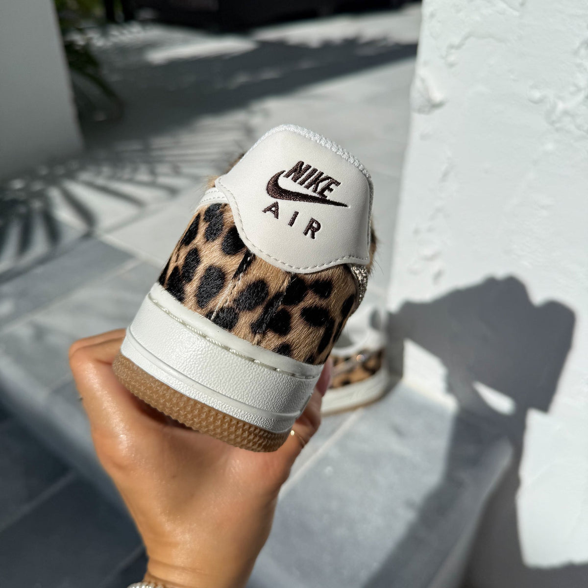 Swarovski X Nike Leopard Air Force 1 - product image from the listing.