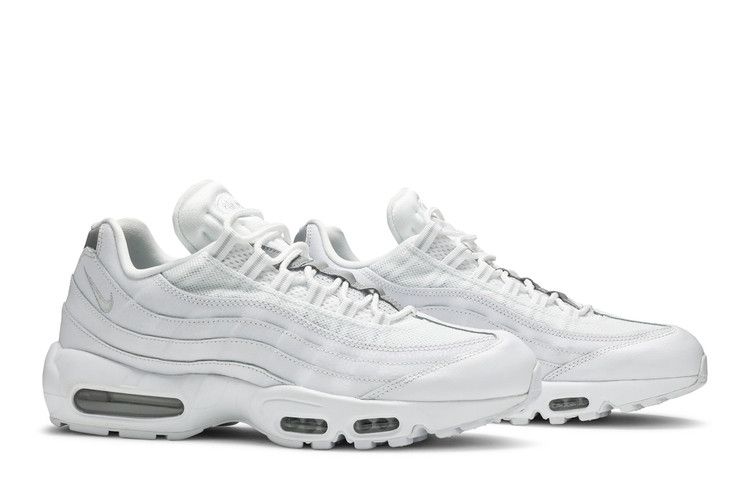 Nike Air Max 95 in White Pure Platinum - product image from the listing.