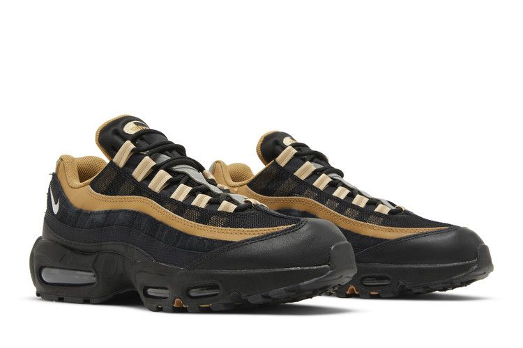 Nike Air Max 95 Black Elemental in Gold - product image from the listing.