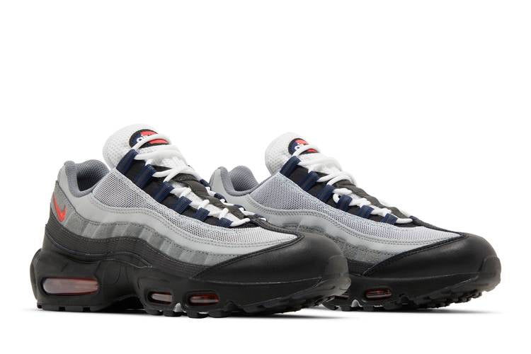 Nike Air Max 95 Track in Red Smoke Grey - product image from the listing.