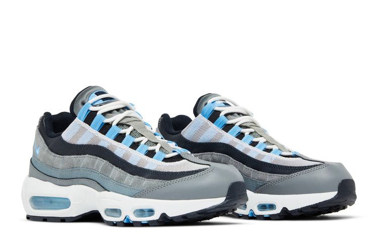 Cool Grey University Blue Dark Obsidian - Nike Air Max 95 - product image from the listing.