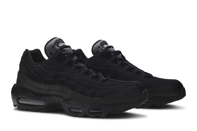 Nike Air Max 95 Essential Triple in Black - product image from the listing.