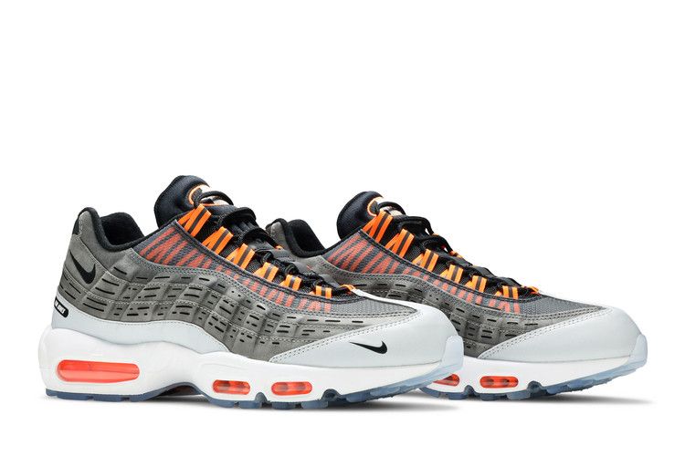 Nike Air Max 95 Kim Jones in Black Total Orange - product image from the listing.