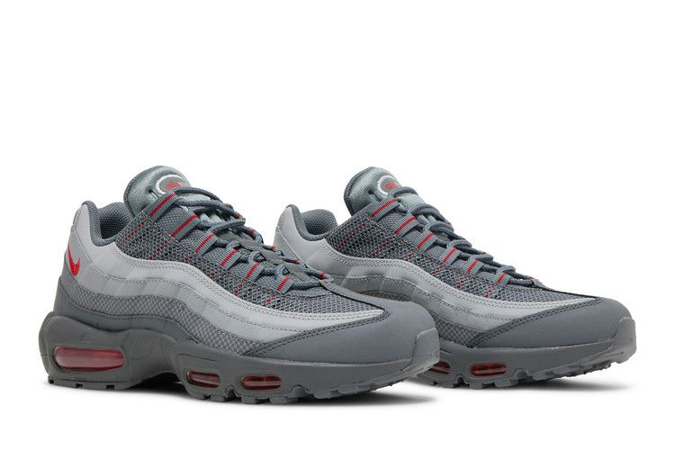Nike Air Max 95 in Grey Red - product image from the listing.