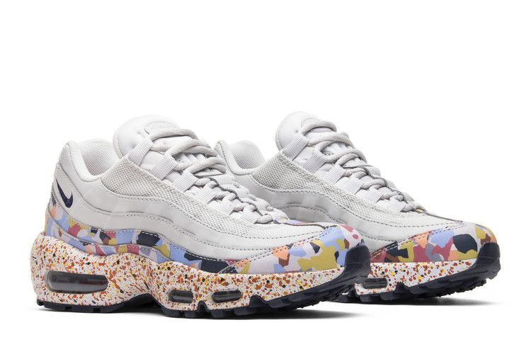 Women's Nike Air Max 95 Se Vast Grey Midnight Navy - product image from the listing.