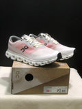 White and Pink On Cloud 6 Push Sneakers - product image from the listing.