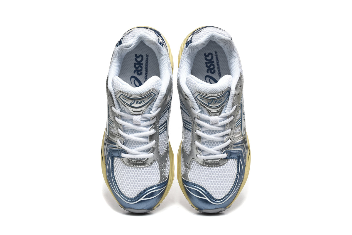 ASICS Gel-Kayano 14 Sneakers in Blue, in Silver and White - product image from the listing.