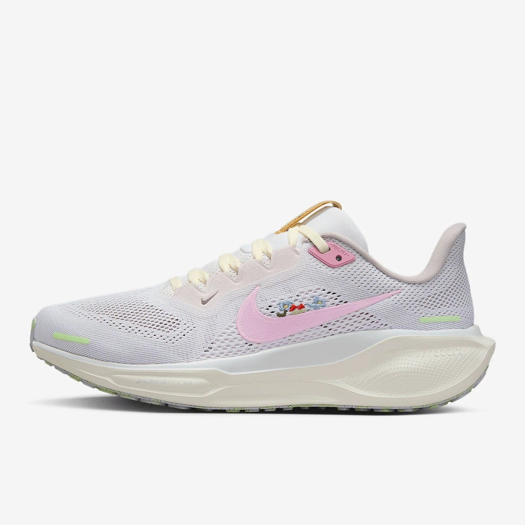 Nike Pegasus 41 Shoes for Running, White and Pink, IB8882-161 - product image from the listing.